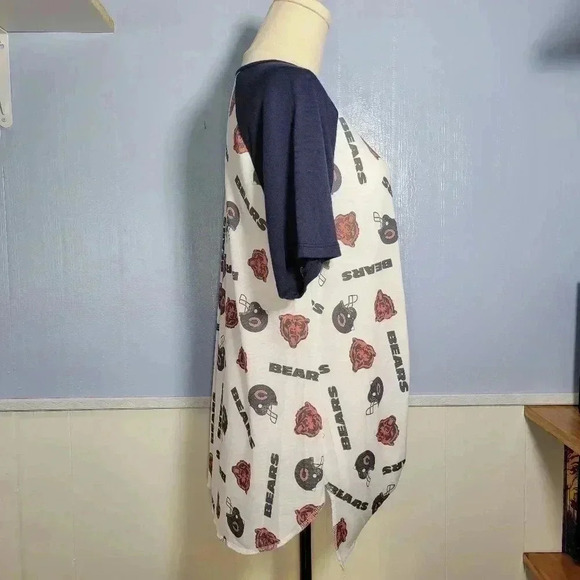 Chicago Bears NFL Teens Short-Sleeve Front-Tie Knot Tee (L) (NWT) - Picture 4 of 7